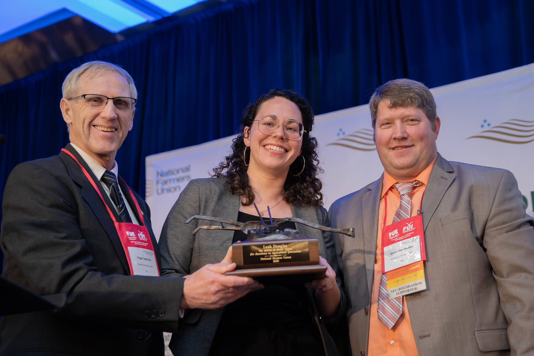 Farmers Union Honors Leah Douglas for Excellence in Agriculture Communications Farmers Union Honors Leah Douglas for Excellence in Agriculture Communications